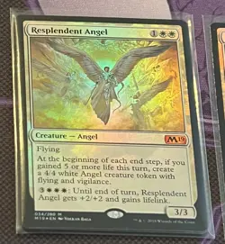 Foil Resplendent Angel NM+ Core Set 2019 - Image 3