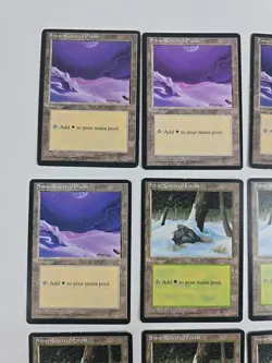 MTG Ice Age Lot of 14 Snow-Covered Lands (Forest & Plains) - Image 2
