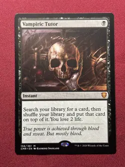 Vampiric Tutor Commander Legends NM - Image 1