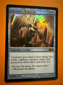 MTG - Akroma's Memorial - FOIL - Magic 2013 Core Set M13 - NM/MT - Brandy New! - Image 1