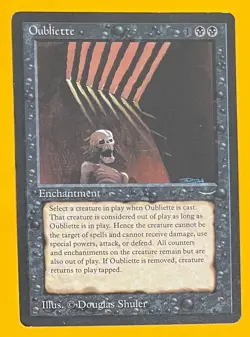 MTG OUBLIETTE (Dark) Arabian Nights (OldManMTG 012-646) - Image 1