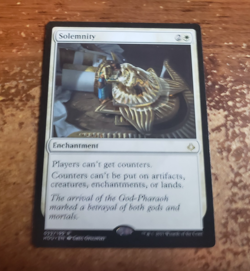 Solemnity - Hour of Devastation HOU MTG Magic the Gathering - Lightly Played - Image 1