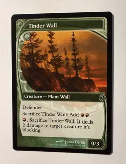 MTG - Tinder Wall (Future Sight) Mystery Booster 2 Regular NM - Image 1