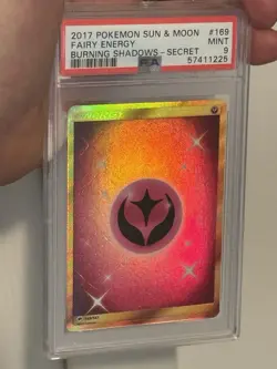 2017 Pokemon SM Burning Shadows Fairy Energy #169/147 PSA 9 - Image 2
