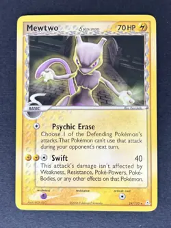 Mewtwo 24/110 - EX Holon Phantoms (Delta Species) Pokemon Card - 2006 - Image 1