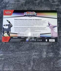 Pokemon TCG Prismatic Evolutions Premium Figure Collection Sealed New - Image 2