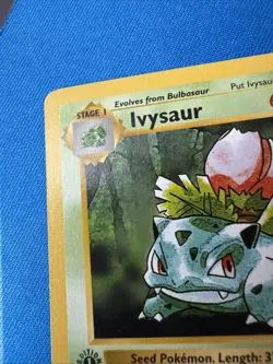 1999 Pokemon 1st Edition Base Set Shadowless Ivysaur 30/102!!! - Image 2