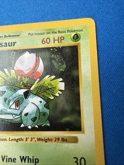 1999 Pokemon 1st Edition Base Set Shadowless Ivysaur 30/102!!! - Image 3