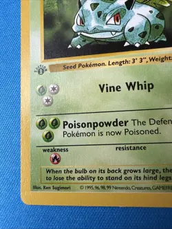 1999 Pokemon 1st Edition Base Set Shadowless Ivysaur 30/102!!! - Image 4