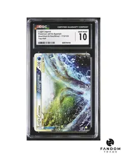 CGC 10 GEM MINT Lugia Legend Top Spanish Heart Gold Soul Silver Pokemon 113/123 - Image 1