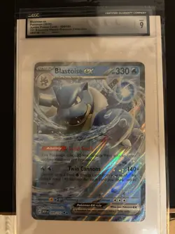 Pokemon TCG Blastoise EX Double Rare Jumbo Card Scarlet & Violet 151 - Image 1
