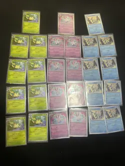 Pokemon Prismatic Evolutions Tech Sticker Black Star Promo Set of 3 170 171 172 - Image 3