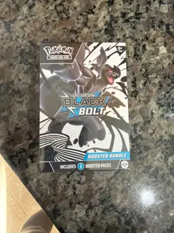 Pokemon Scarlet Violet Black Bolt Booster Bundle 6 Packs - Image 1
