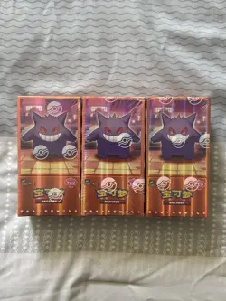 [US SELLER] 3x 2025 CHINESE POKEMON GEM 3 GENGAR - BOOSTER BOX FACTORY SEALED C1 - Image 1