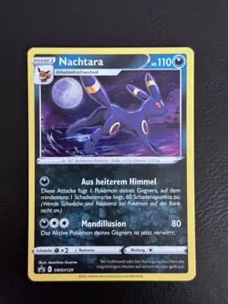 Nachtara Blister Promo Alt Art Drachenwandel SWSH129 Pokemon Karten Sammlung - Image 2