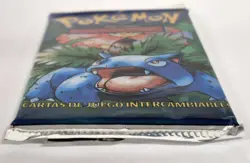 Pokemon BASE SET BOOSTER PACK - SPANISH - FACTORY SEALED - VENUSAUR - Image 5