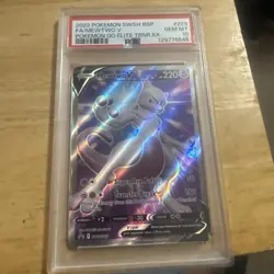 2022 Pokemon SESH BSP FA/MEWTWO B #229 PSA 10 - Image 1