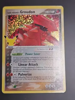 2021 Pokemon S&S Celebrations Team Magma's Groudon #9/95 Classic Collection - Image 1