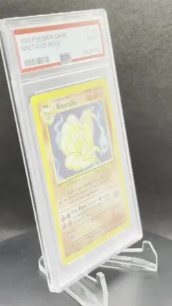 🐕 Pokemon TCG - Ninetales 12/102 - Base Set (1999) - Holo Rare - PSA 6 (EX-MT) - Image 2