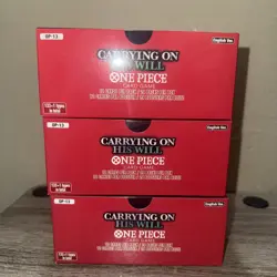 One Piece CCG: Carrying on His Will Booster Box [OP-13] (open seal bandai) - Image 2