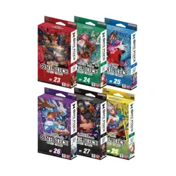 ONE PIECE ENGLISH FOR ASIA TCG: Starter Deck Bundle ST-23-24-25-26-27-28 | - Image 1