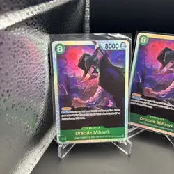 (4) One Piece: Legacy of the Master Dracule Mihawk OP12-030 SR English - Image 5