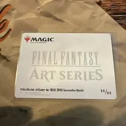 MTG Nibelheim Aflame Art Card Art Series: Final Fantasy Regular #35/53 - Image 2