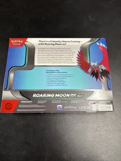 Pokemon TCG Roaring Moon ex Box. 4 Booster Packs, Foil Promo Cards. Sealed - Image 2