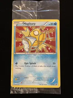 (1525) Pokemon TCG Shiny Magikarp Black Star Promo Card XY143 Sealed - Image 1
