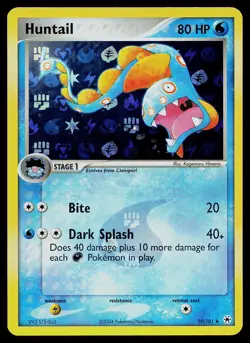 Pokemon Card - Huntail Hidden Legends 19/101 Rare Reverse Holo - Image 1