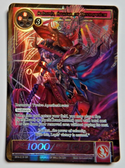 FORCE OF WILL CARD ALISARIS, AVATAR OF DESTRUCTION ADK-037SR FULL ART CARD - Image 2