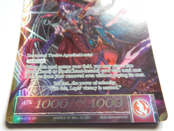 FORCE OF WILL CARD ALISARIS, AVATAR OF DESTRUCTION ADK-037SR FULL ART CARD - Image 3