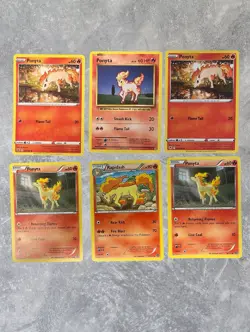 Ponyta Rapidash Pokemon Card Lot 6x Evolutions Steam Siege Astral Radiance LP/NM - Image 1