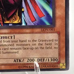 Yu-Gi-Oh Card - LON-061 - JOWGEN THE SPIRITUALIST (rare) [1st Edition] - NM - Image 5