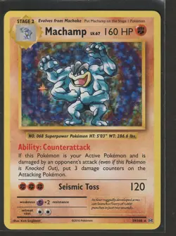 Machamp 59/108 Evolutions Holo Rare 2016 Pokemon Card LP+/NM - Image 1