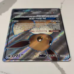 Pokemon TCG Eevee GX SM242 Black Star Promo Full Art Rare Card LP - Image 3