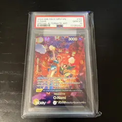 O-Nami SP Alternative Art Card 500 Years In The Future One Piece PSA 10 - Image 1