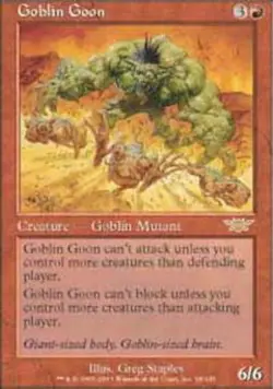 MTG magic cards 1x Goblin Goon Legions Light Play, English - Image 1
