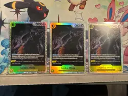 3 Gecko Moria - OP14-104 OP14-104 The Azure Sea's Seven Foil Cards - Image 1