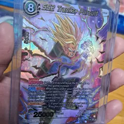 Bandai Dragon Ball Super SS2 Trunks Pursuit SPR Foil BT19-097 Battle Card - Image 2
