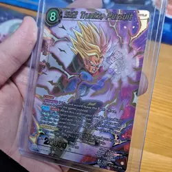 Bandai Dragon Ball Super SS2 Trunks Pursuit SPR Foil BT19-097 Battle Card - Image 3