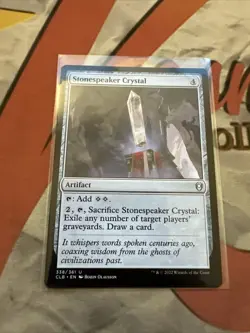 Stonespeaker Crystal (338/1080) Commander Legends Battle for Baldur's Gate NM - Image 1