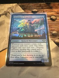MTG Deepmuck Desperado Outlaws of Thunder Junction Foil #0042 - Image 1