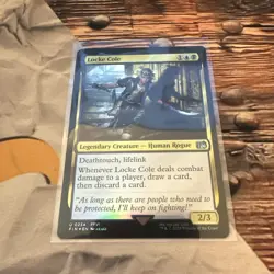 MTG Magic the Gathering FOIL Locke Cole FIN! Uncommon Legendary! #0234 - Image 2