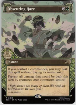 MTG Obscuring Haze (Showcase) Normal NM Avatar: The Last Airbender: Eternal-Lega - Image 1