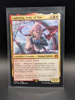 MTG - Lightning, Army of One - Legendary Creature - FIN #233 - Mythic - NM - Image 1