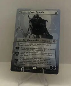 Tezzeret, Cruel Captain (Borderless) Edge of Eternities Foil #0287 NM - Image 1