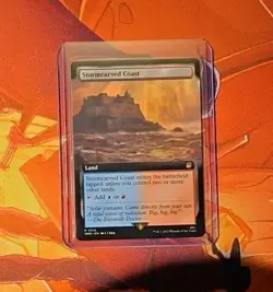 Stormcarved Coast (Extended Art) Magic the Gathering, MTG Doctor Who - Image 1