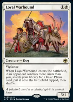 Loyal Warhound [Dungeons & Dragons: Adventures in the Forgotten Realms] Magic - Image 1