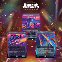 Magic the Gathering Secret Lair Mycosynthwave Rainbow Foil - 10% To St. Jude - Image 1